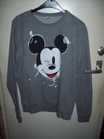 Trui grijs met opdruk Micky Mouse (M)40 Disney, Maat 38/40 (M), Disney, Ophalen of Verzenden, Zo goed als nieuw