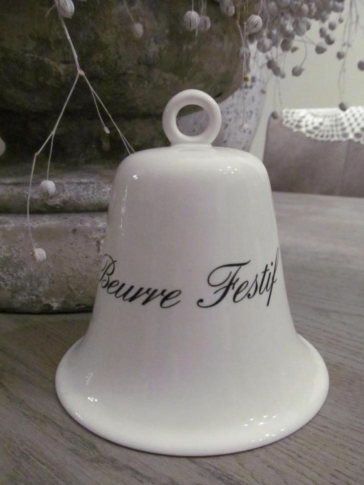 Riviera Maison Klok Beurre Festif, Huis en Inrichting, Keuken | Servies, Zo goed als nieuw, Overige typen, Overige stijlen, Keramiek