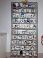 Verzameling van 98 oude en antieke eierdopjes, Verzamelen, Complete verzamelingen en Collecties, Ophalen of Verzenden