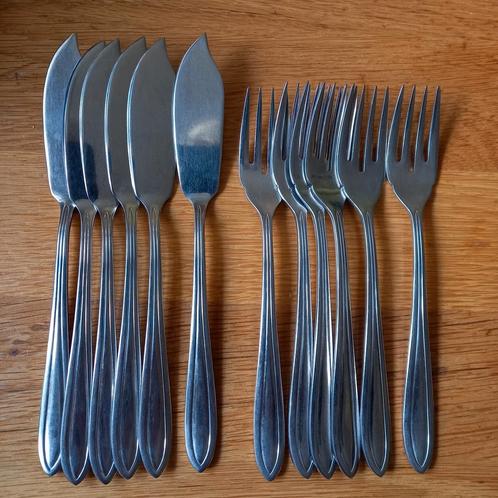 Bestekdelen Keltum van Kempen & Begeer P3 "Chantal", Huis en Inrichting, Keuken | Bestek, Gebruikt, Rvs of Chroom, Ophalen of Verzenden