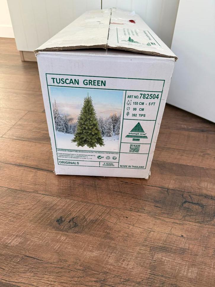 Kunstkerstboom Tuscan Green Triumph Tree 155 cm, Diversen, Kerst, Gebruikt, Ophalen