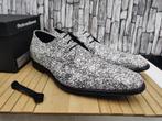 Floris van Bommel Wit/Zwart gestreepte schoenen - Maat 43 H, Verzenden, Wit, Floris van Bommel, Nieuw