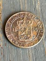 1/2 Cent 1945 nederlands indie, Postzegels en Munten, Munten | Nederland, Ophalen of Verzenden, Koningin Wilhelmina, Overige waardes
