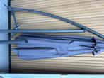 Parasol (antraciet) met voetstuk 3 meter, Ophalen, Verstelbaar, Nieuw, 2 tot 3 meter