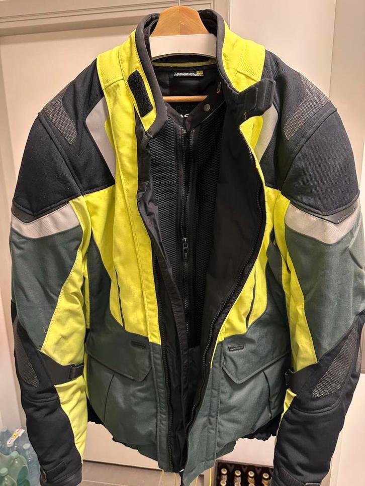 Macna Motorjas XXL, uitneembare voering en paneel ZGAN, Motoren, Kleding | Motorkleding, Jas | textiel, Heren, Tweedehands, Ophalen of Verzenden