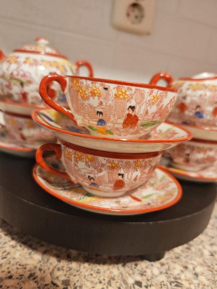 antieke Japanse kopjes, Antiek en Kunst, Antiek | Servies compleet, Ophalen