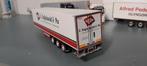 Koeltrailer wsi  duijnisveld, Hobby en Vrije tijd, Modelauto's | 1:50, Ophalen of Verzenden, Zo goed als nieuw, Bus of Vrachtwagen