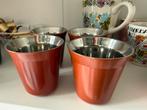 Nespresso Pixie lungo kopjes - Set van 4, Huis en Inrichting, Keuken | Servies, Ophalen, Gebruikt, Keramiek, Effen