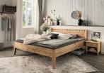 Comfort bed 140/160/180/ 200 cm. Massief Wildeiken of Beuken, Verzenden, 200 cm, Hout, Nieuw