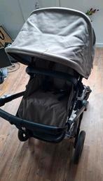 Bugaboo Fox 2 kinderwagen taupe/zwart met accessoires, Gebruikt, Bugaboo, Verstelbare duwstang, Ophalen