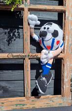 mascotte voetbal knuffel, Sport en Fitness, Voetbal, Ophalen of Verzenden, Overige typen