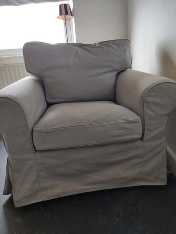 Als nieuw grijze Ektorp fauteuil  beschikbaar voor biedingen