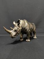 Neushoorn brons gekleurd., Ophalen of Verzenden, Nieuw, Dier