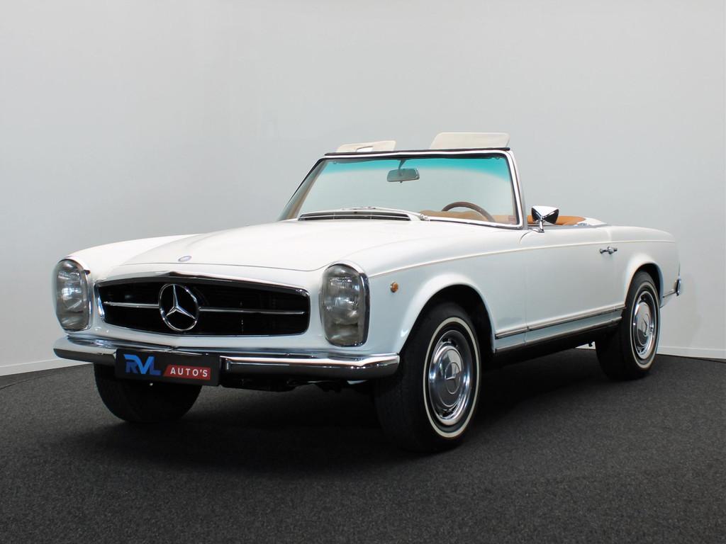 Mercedes-Benz SL-klasse 230SL Pagode * EUROPEAN MODEL* 3 zit, Auto's, Oldtimers, Achterwielaandrijving, Wit, Handgeschakeld, Open dak