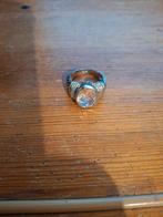 Zilveren ring met steen, Ophalen of Verzenden, Zo goed als nieuw, Dame, Zilver