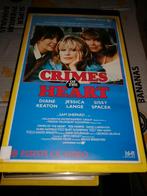 VHS ex-rental - Crimes Of The Heart, Cd's en Dvd's, VHS | Film, Vanaf 16 jaar, Ophalen of Verzenden, Gebruikt, Horror