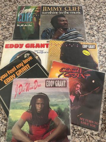 42 Singels allemaal Reggae zie foto´s incl koffer zie tekst. beschikbaar voor biedingen