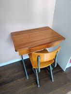 Vintage School Lessenaar met Stoel, Huis en Inrichting, Bureaus, Ophalen, Gebruikt, Bureau