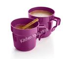 Tupperware set Aloha Koffie Mok 2x 350ml inc deksel voorraad, Huis en Inrichting, Keuken | Tupperware, Ophalen of Verzenden, Zo goed als nieuw