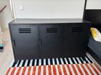 Zwarte lockerkast 1,40 (dressoir Jason), Huis en Inrichting, Kasten | Lockerkasten, Ophalen, Zo goed als nieuw