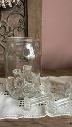 9 Oude Glazen Messenleggers, Antiek en Kunst, Ophalen of Verzenden