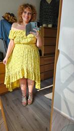 RIVER ISLAND off shoulder carmen jurk mt 18 , 46, River Island, Ophalen of Verzenden, Zo goed als nieuw, Geel