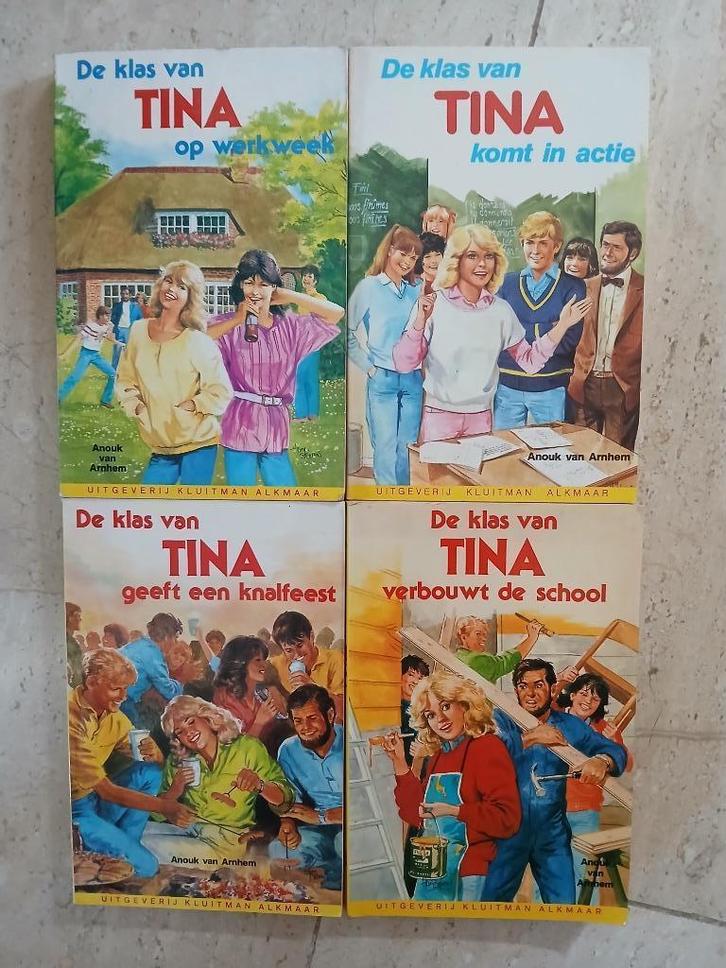 4 boekjes van Anouk van Arnhem - De klas van Tina, Boeken, Kinderboeken | Jeugd | 13 jaar en ouder, Zo goed als nieuw, Ophalen of Verzenden