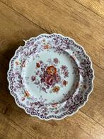 Antiek Emerald Flowers Warmhoudbord, Antiek en Kunst, Ophalen of Verzenden