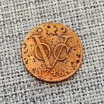 Oude munt VOC duit Holland 1746, Ophalen of Verzenden, Vóór koninkrijk, Overige waardes, Losse munt