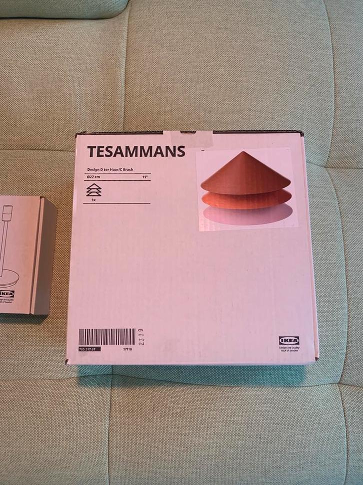Tesammmans Tafellamp Nieuw in Doos, Huis en Inrichting, Lampen | Tafellampen, Nieuw, Minder dan 50 cm, Metaal, Ophalen
