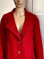 J19 Gerry Weber maat Maat L=42/44 wollen jas winterjas rood, Maat 42/44 (L), Ophalen of Verzenden, Zo goed als nieuw, Jasje