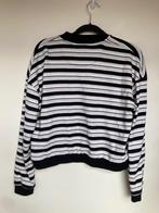 Lyle & Scott gestreepte trui cropped maat L, Lyle & Scott, Wit, Maat 42/44 (L), Ophalen of Verzenden