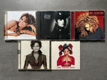 Janet Jackson 5xcd- Decade, Velvet Rope, Rhythm, All For beschikbaar voor biedingen