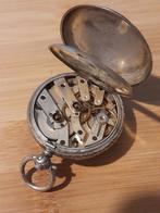 Antiek Zilveren Zakhorloge - Loopt Perfect!, Antiek en Kunst, Ophalen of Verzenden