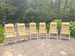 Kettler tuinstoelen met kussens, Ophalen, Gebruikt, Kunststof, Verstelbaar