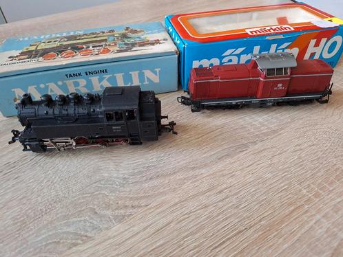 Märklin 3032 DB BR 81 en 3072 DB BR 212 zeer netjes in OVP, Hobby en Vrije tijd, Modeltreinen | H0, Gebruikt, Locomotief, Wisselstroom
