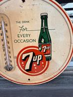 Vintage 7up Reclame Thermometer, Verzamelen, Merken en Reclamevoorwerpen, Reclamebord, Gebruikt, ., Ophalen of Verzenden