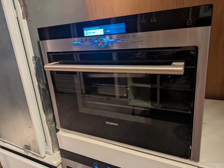 Siemens HB36D572 stoomoven, Witgoed en Apparatuur, Ovens, Zo goed als nieuw, Inbouw, Oven, 45 tot 60 cm, 45 tot 60 cm, Hete lucht