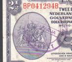 Nederlands Indie 2,5 Gulden 1943 Met Stempel zie je zelden, Verzenden, Zuidoost-Azië, Los biljet
