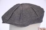 Zomer paperboy pet Hawkins blauw linnen 57, 58, 59, 60 Nieuw, Kleding | Heren, Hoeden en Petten, Nieuw, Ophalen of Verzenden, Pet