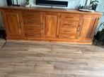 Teakhouten Dressoir 250x53x90 t.e.a.b., Huis en Inrichting, Kasten | Dressoirs, Ophalen, Gebruikt, Teakhout, 200 cm of meer