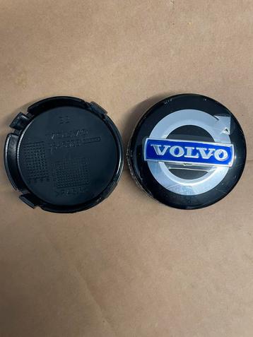 Volvo naafdoppen 64 mm 4 stuks nieuw zwart, zilver en blauw beschikbaar voor biedingen