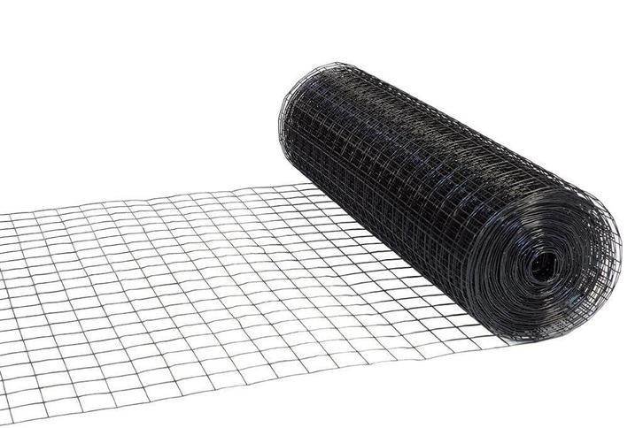 Tuingaas zwart maas 50 x 50 lengte 25 meter, 1 meter hoog, Tuin en Terras, Gaas en Draad, Nieuw, Gaas, 20 meter of meer, Ophalen of Verzenden