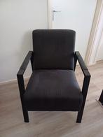 Antraciet fauteuil, Gebruikt, 75 tot 100 cm, Ophalen of Verzenden, 50 tot 75 cm