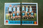 2 panini plaatjes team Belgie Euro 80, Ophalen of Verzenden