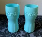 Twee blauwe Coca Cola glazen, Verzamelen, Glas en Borrelglaasjes, Ophalen of Verzenden, Zo goed als nieuw