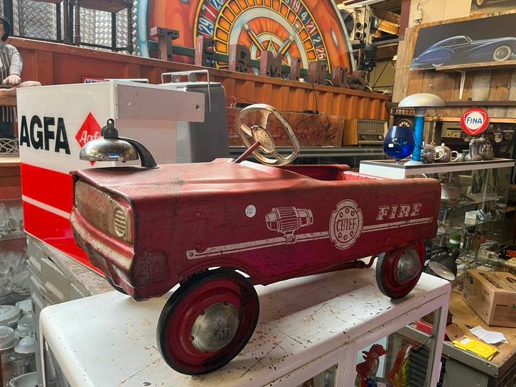 Murray Fire Chief amerikaanse trapauto, Antiek en Kunst, Antiek | Speelgoed, Ophalen
