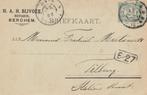Berghem, briefkaart Notaris Bijvoet. Gemeente Oss, Verzenden, Voor 1920, Gelopen, Noord-Brabant