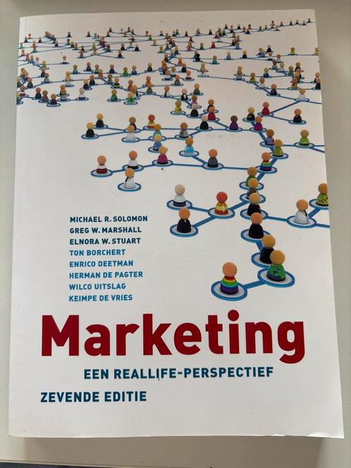Marketing: Een Reallife-Perspectief, Boeken, Economie, Management en Marketing, Zo goed als nieuw, Economie en Marketing, Ophalen of Verzenden