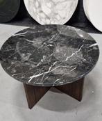 UNIEKE DEALS! Salontafel Rond Marmer/Kwartsiet met Hout, Huis en Inrichting, Tafels | Salontafels, Splendore stone, 50 tot 100 cm
